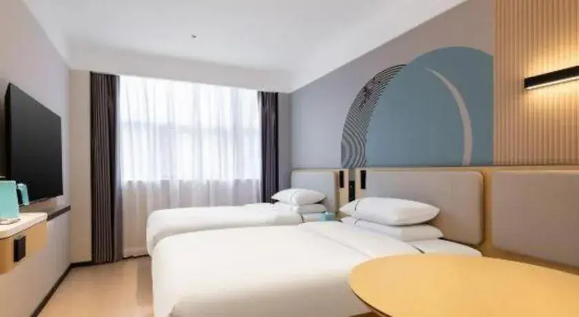 Bed in City Comfort Inn Wuhan Han'Nan Pedestrian Street Bed in City Comfort Inn Wuhan Han'Nan Pedestrian Street