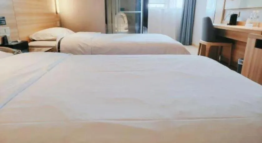 Bed in City Comfort Inn Wuhan Han'Nan Pedestrian Street