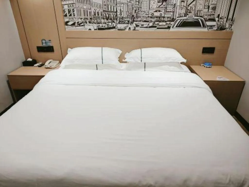 Bed in City Comfort Inn Wuhan Han'Nan Pedestrian Street