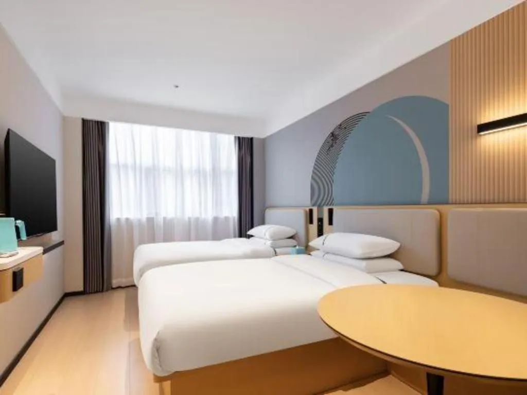 Bed in City Comfort Inn Wuhan Han'Nan Pedestrian Street