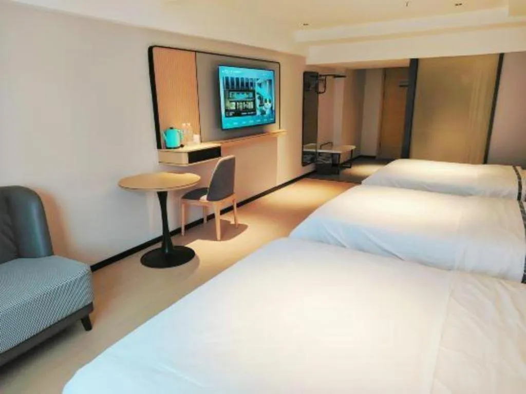 Bed in City Comfort Inn Wuhan Han'Nan Pedestrian Street