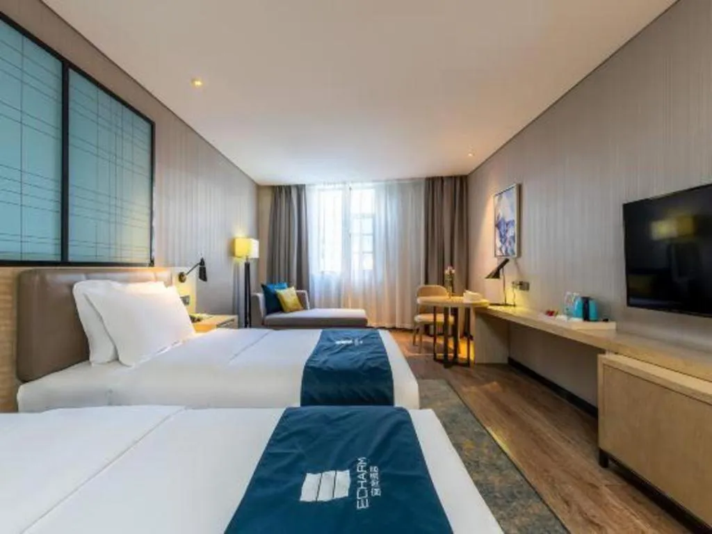 Bed in Echarm Hotel Kunming High-tech Zone Economic Management College