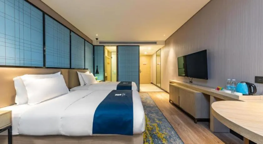 Bed in Echarm Hotel Kunming High-tech Zone Economic Management College