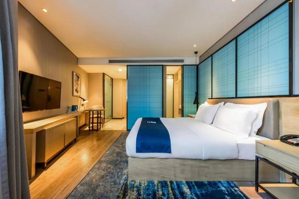 Bed in Echarm Hotel Kunming High-tech Zone Economic Management College