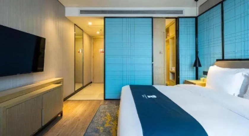 Bed in Echarm Hotel Kunming High-tech Zone Economic Management College