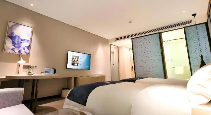 Bed in Echarm Hotel Kunming High-tech Zone Economic Management College