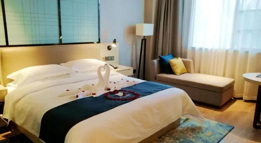 Bed in Echarm Hotel Kunming High-tech Zone Economic Management College