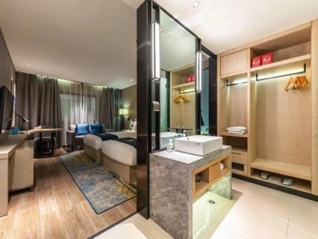 Bed in Echarm Hotel Kunming High-tech Zone Economic Management College