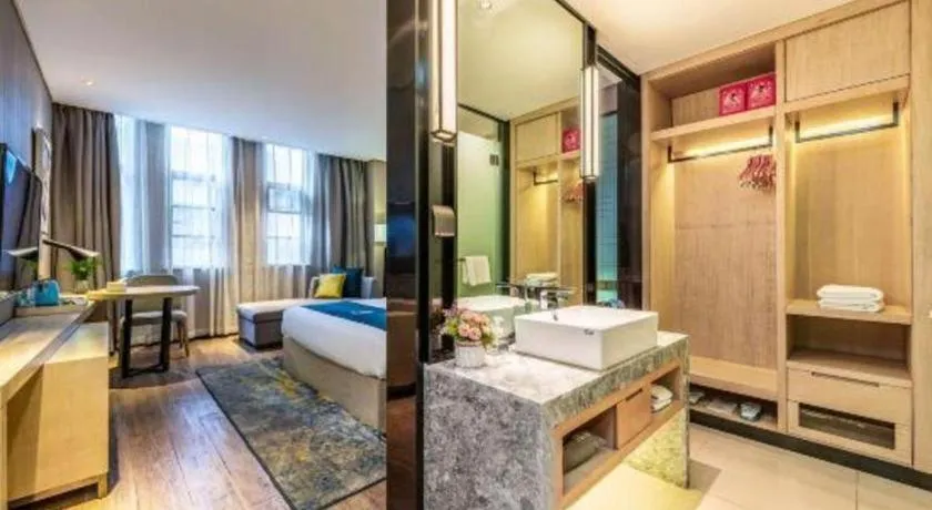 Bed in Echarm Hotel Kunming High-tech Zone Economic Management College