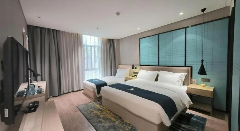 Bed in Echarm Hotel Kunming High-tech Zone Economic Management College