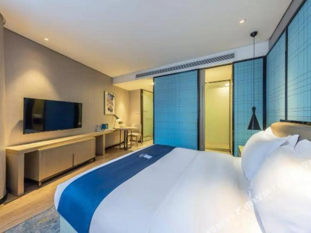 Bed in Echarm Hotel Kunming High-tech Zone Economic Management College