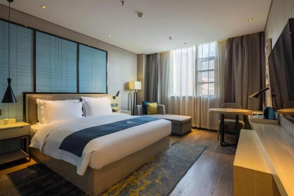 Bed in Echarm Hotel Kunming High-tech Zone Economic Management College