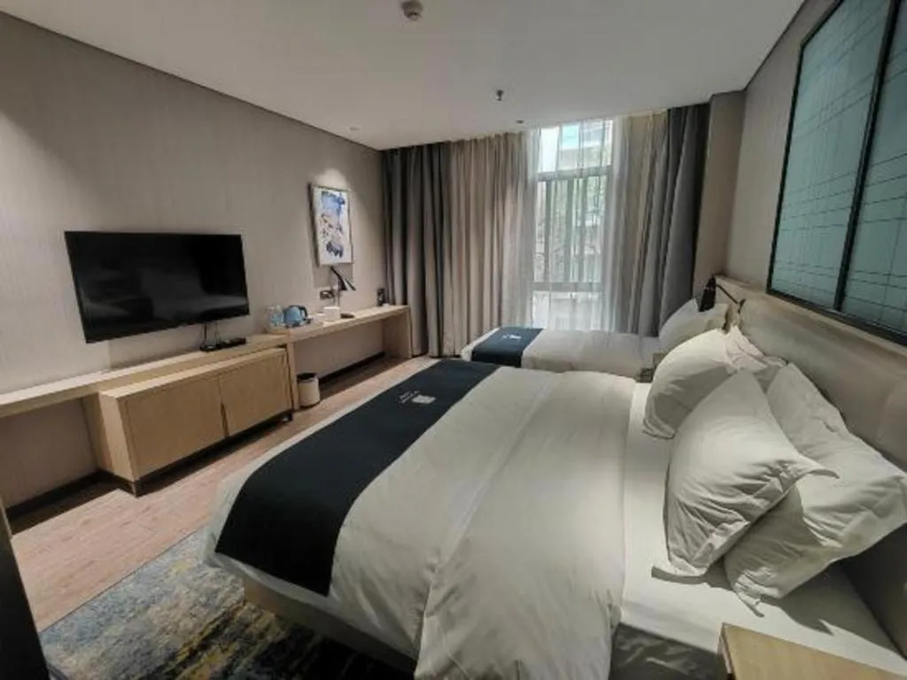 Bed in Echarm Hotel Kunming High-tech Zone Economic Management College