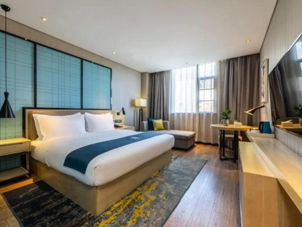 Bed in Echarm Hotel Kunming High-tech Zone Economic Management College