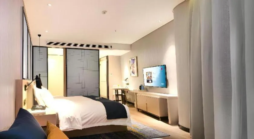 Bed in Echarm Hotel Kunming High-tech Zone Economic Management College