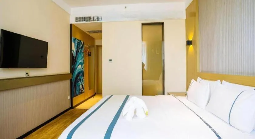 Bed in City Comfort Inn Wuhan Xudong Street Wangjiadun Metro Station