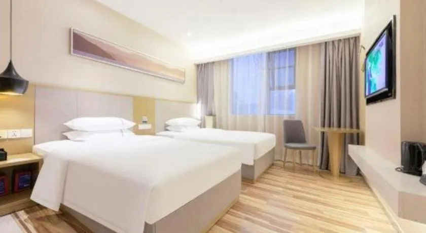 Bed in City Comfort Inn Wuhan Xudong Street Wangjiadun Metro Station