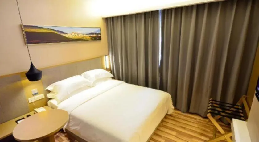 Bed in City Comfort Inn Wuhan Xudong Street Wangjiadun Metro Station