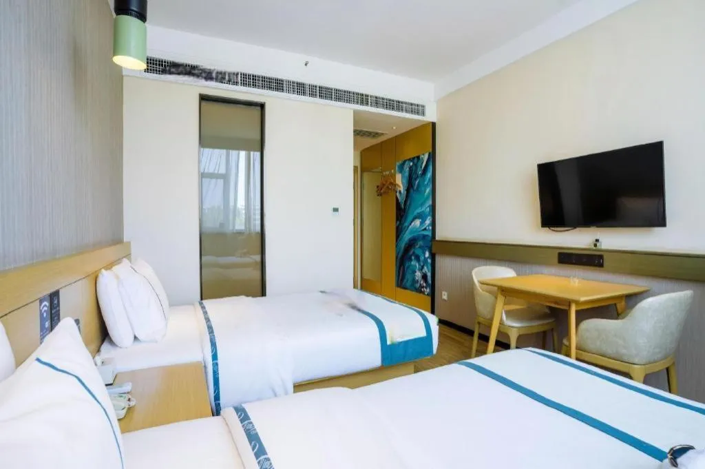 Bed in City Comfort Inn Wuhan Xudong Street Wangjiadun Metro Station