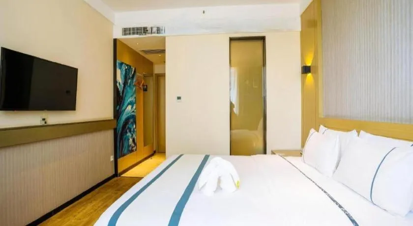 Bed in City Comfort Inn Wuhan Xudong Street Wangjiadun Metro Station