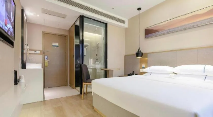 Bed in City Comfort Inn Wuhan Xudong Street Wangjiadun Metro Station