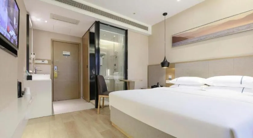 Bed in City Comfort Inn Wuhan Xudong Street Wangjiadun Metro Station