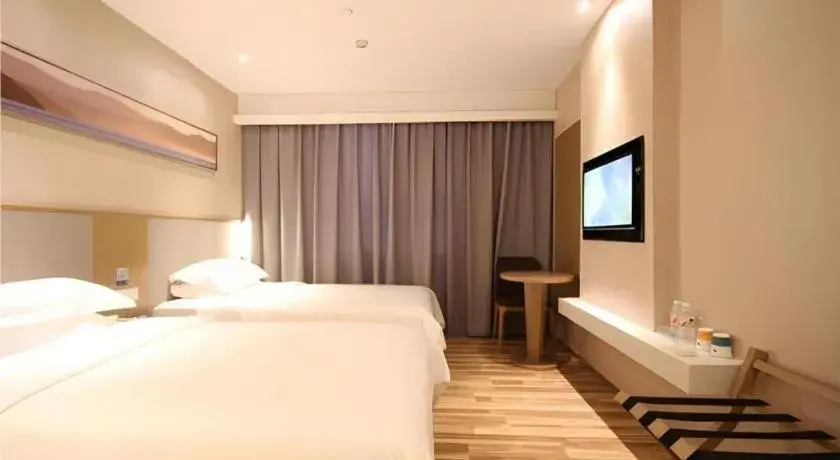 Bed in City Comfort Inn Wuhan Xudong Street Wangjiadun Metro Station Bed in City Comfort Inn Wuhan Xudong Street Wangjiadun Metro Station