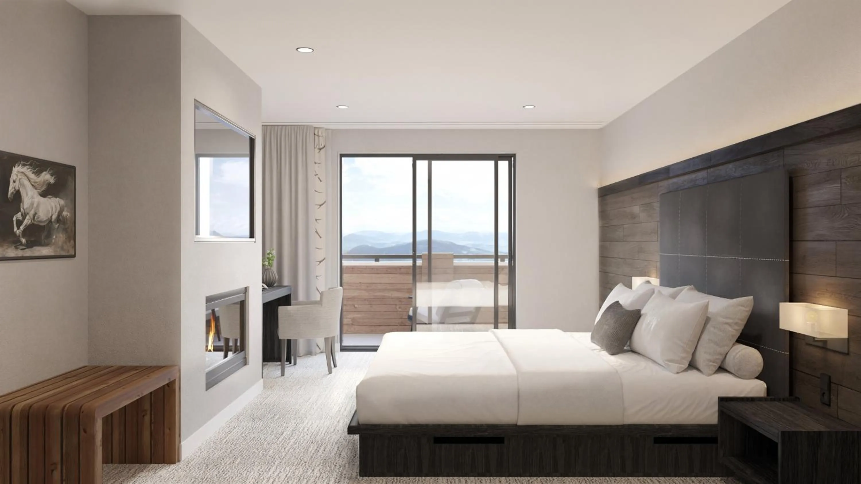 Bed in Hotel Jackson