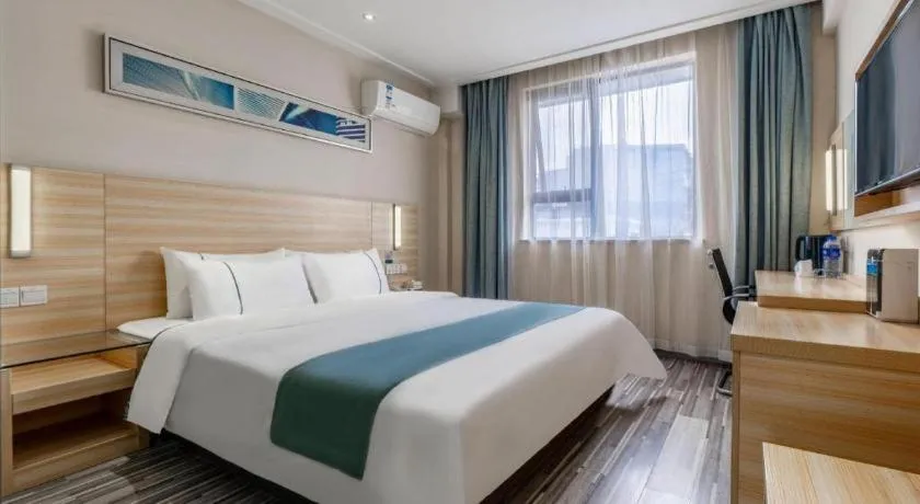 Bed in City Comfort Inn Wuhan Zongguan Metro Station