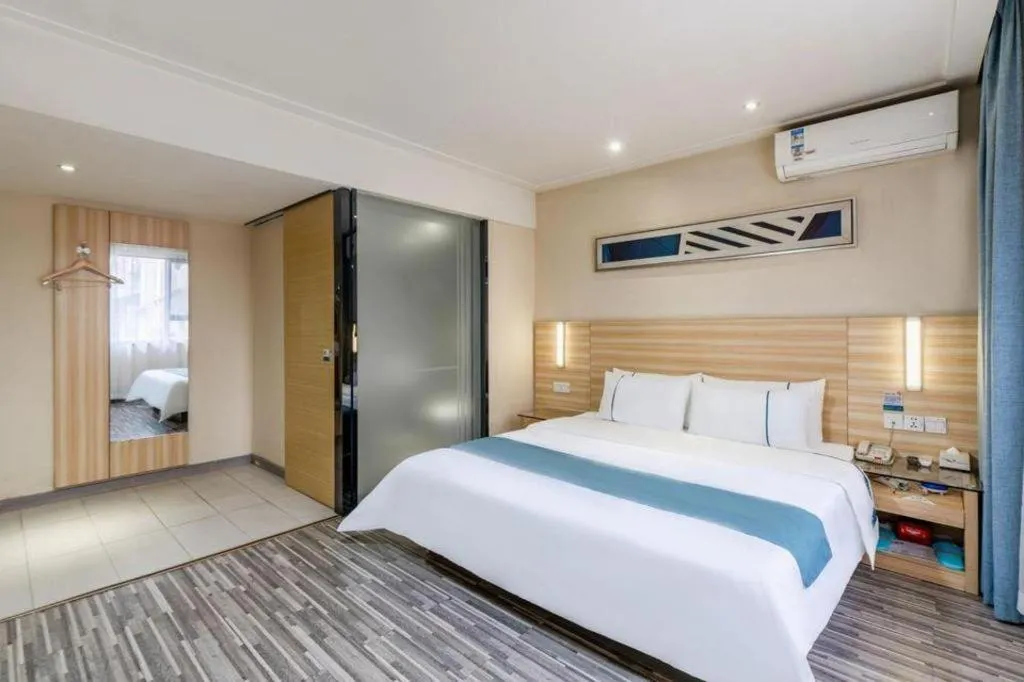 Bed in City Comfort Inn Wuhan Zongguan Metro Station