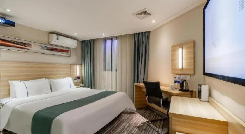 Bed in City Comfort Inn Wuhan Zongguan Metro Station