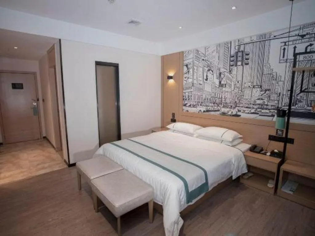 Bed in City Comfort Inn Guangzhou Shisanhang Shachong Metro Station