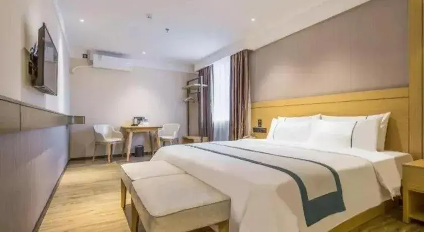 Bed in City Comfort Inn Guangzhou Shisanhang Shachong Metro Station Bed in City Comfort Inn Guangzhou Shisanhang Shachong Metro Station