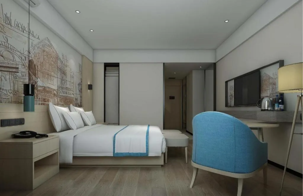 Bed in City Comfort Inn Guangzhou Shisanhang Shachong Metro Station