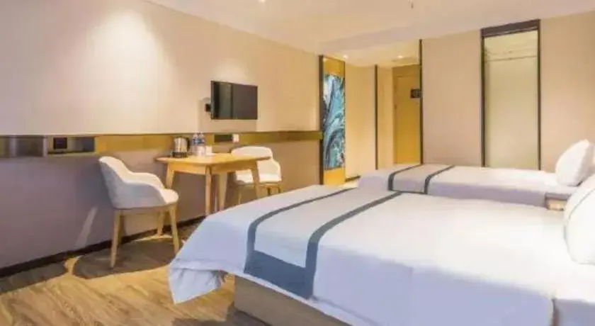 Bed in City Comfort Inn Guangzhou Shisanhang Shachong Metro Station Bed in City Comfort Inn Guangzhou Shisanhang Shachong Metro Station