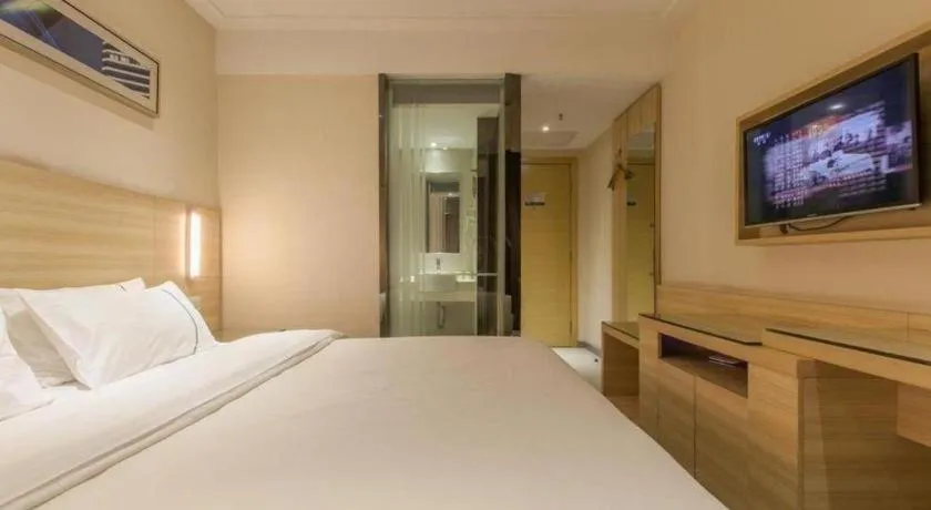 Bed in City Comfort Inn Wuhan Jiefang Avenue Xinrong Light Rail Station