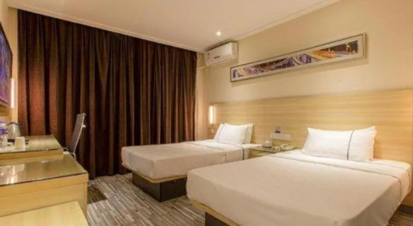 Bed in City Comfort Inn Wuhan Jiefang Avenue Xinrong Light Rail Station
