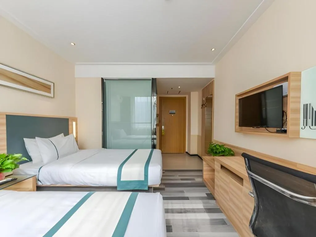 Bed in City Comfort Inn Zhengzhou Railway Station Erqi Square