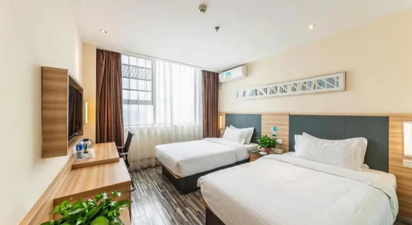 Bed in City Comfort Inn Zhengzhou Railway Station Erqi Square