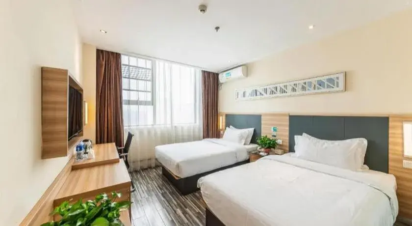 Bed in City Comfort Inn Zhengzhou Railway Station Erqi Square Bed in City Comfort Inn Zhengzhou Railway Station Erqi Square