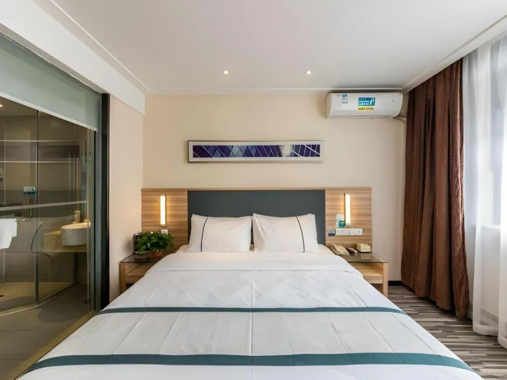 Bed in City Comfort Inn Zhengzhou Railway Station Erqi Square