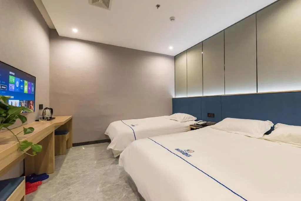 Bed in City Comfort Inn Zhengzhou Railway Station Erqi Square