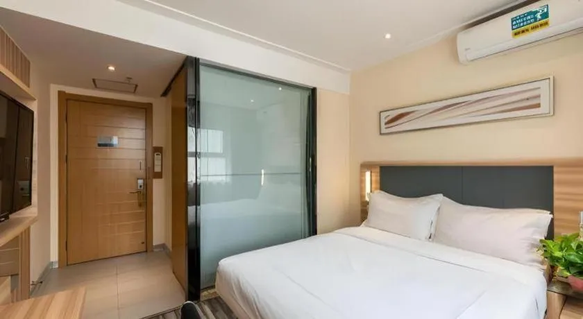 Bed in City Comfort Inn Zhengzhou Railway Station Erqi Square