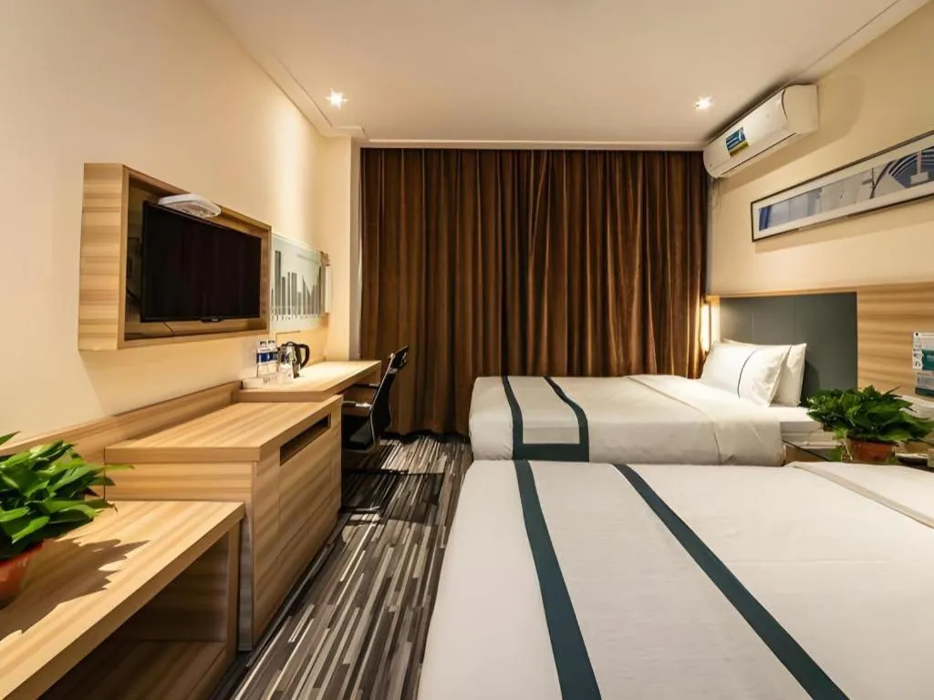 Bed in City Comfort Inn Zhengzhou Railway Station Erqi Square