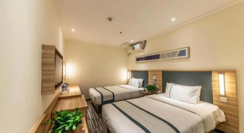 Bed in City Comfort Inn Zhengzhou Railway Station Erqi Square