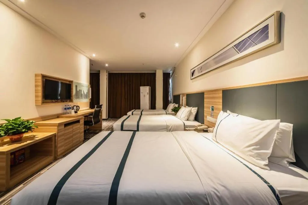 Bed in City Comfort Inn Zhengzhou Railway Station Erqi Square