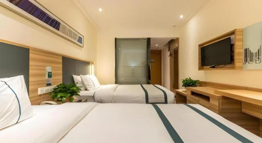 Bed in City Comfort Inn Zhengzhou Railway Station Erqi Square