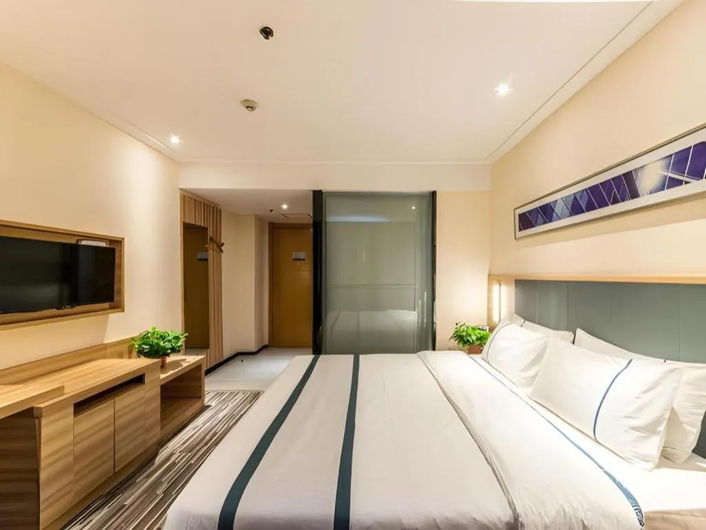 Bed in City Comfort Inn Zhengzhou Railway Station Erqi Square