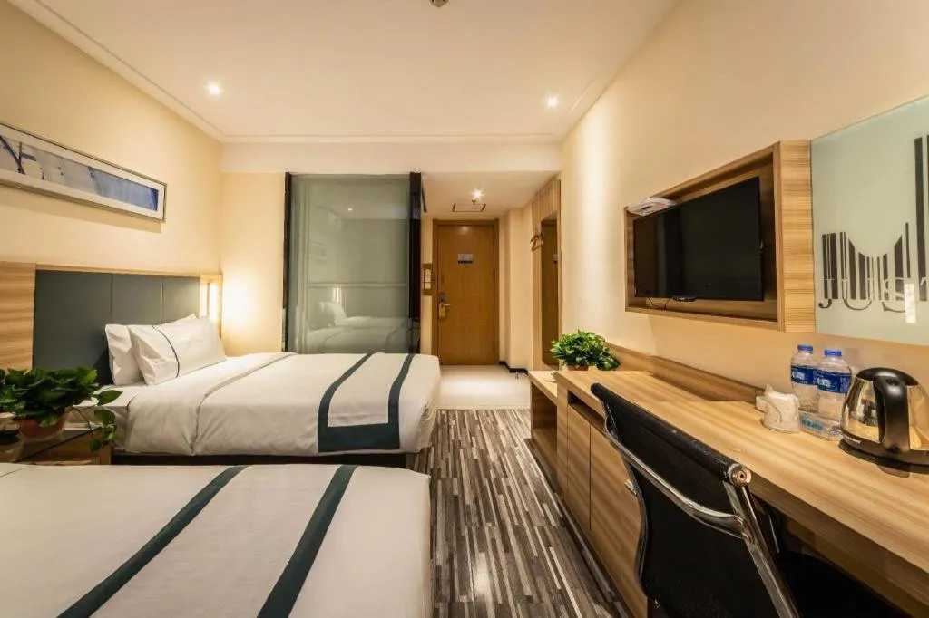 Bed in City Comfort Inn Zhengzhou Railway Station Erqi Square