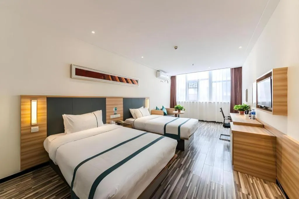 Bed in City Comfort Inn Zhengzhou Railway Station Erqi Square